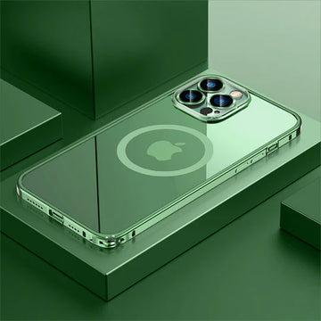 iPhone Metal Lock Magsafe Series With Camera Lens Protector