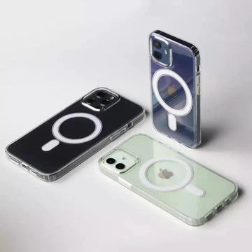 iPhone 11 Series Magsafe Transparent Shockproof Clear Case