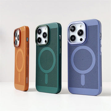 iPhone 12 Series Heat Dissipation Breathable Cooling Case With Camera Bumper