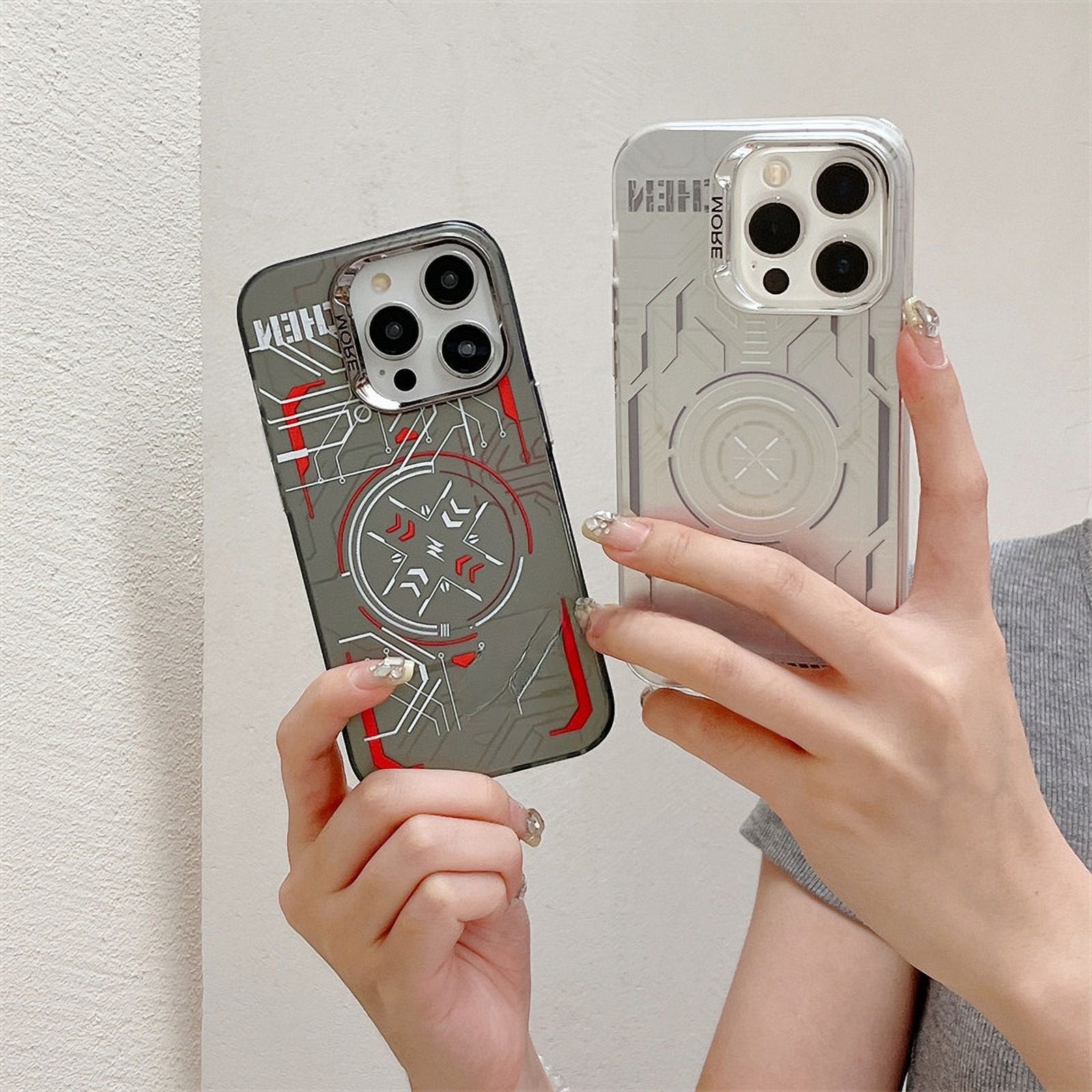 iPhone 15 Series Luxury Future Tech Punk Case