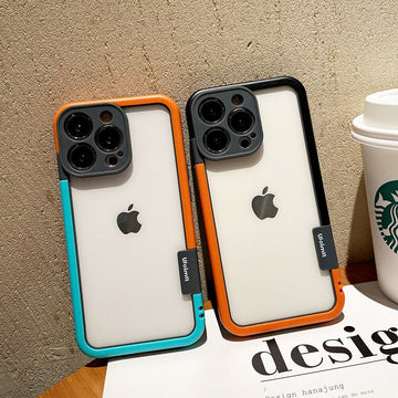 iPhone 15 Series Soft TPU Bumper Frame Edge Protection Case With Camera Protection