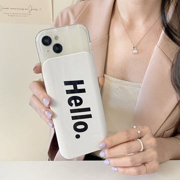 iPhone Series Hello Style Camera Case With Sliding Protection