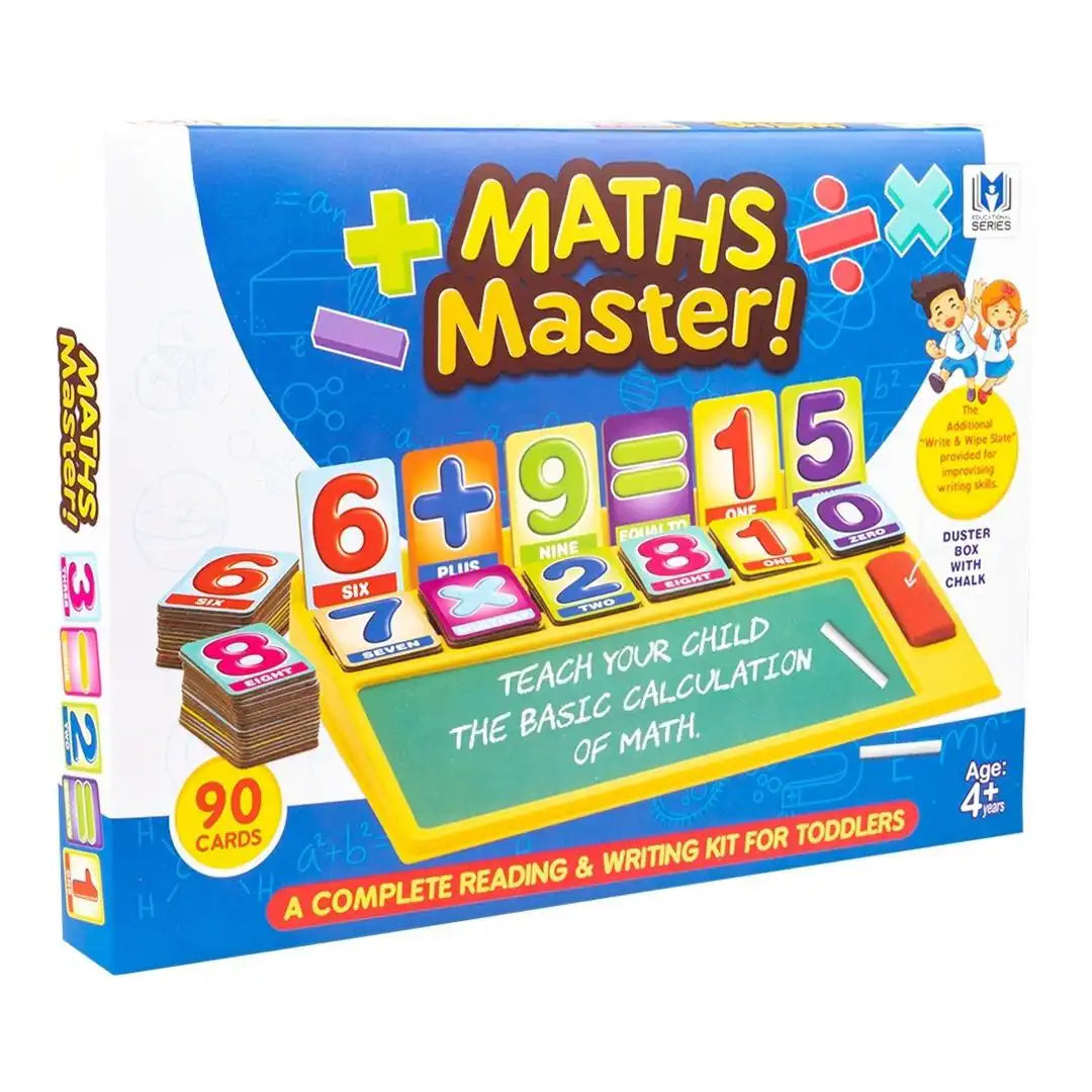 Maths Master - Mathematical And Skill Development Game Toy for Kids - Reading And Writing Kit