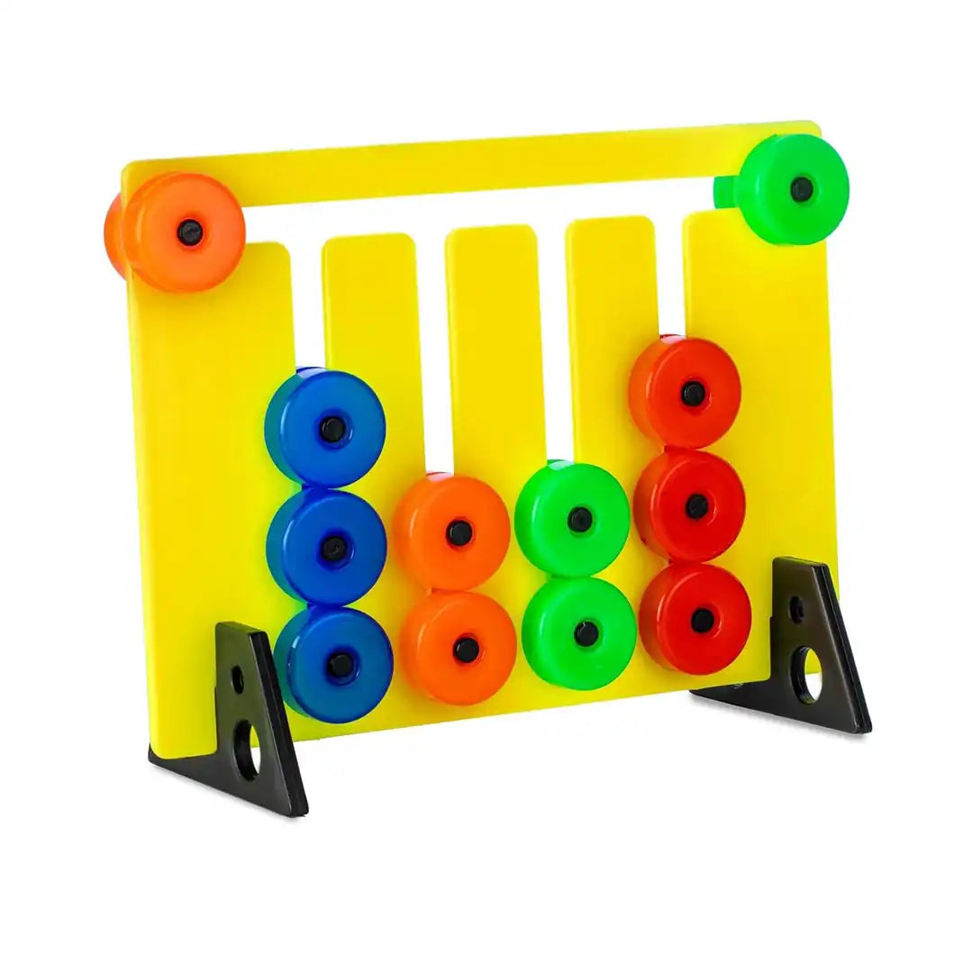 Montessori Slide And Learn Puzzle Game Toy - Brain Game for Kids - Multicolor