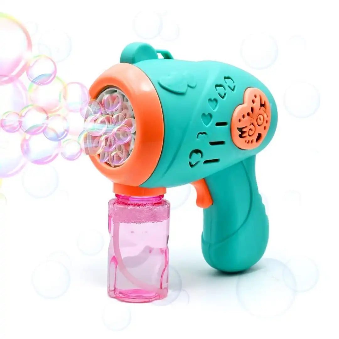 Bubble Gun Toy for Kids - Automatic Bubble Machine for Kids - Leak Proof Design with 1 Bubble Solution