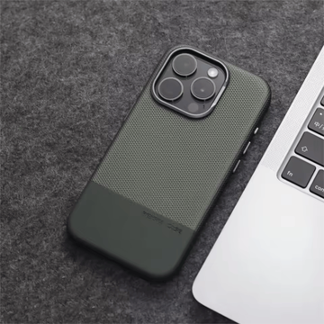 iPhone Series Luxury Hit Color Wireless Charging For MagSafe Alloy Lens Shockproof Leather Magnetic Case