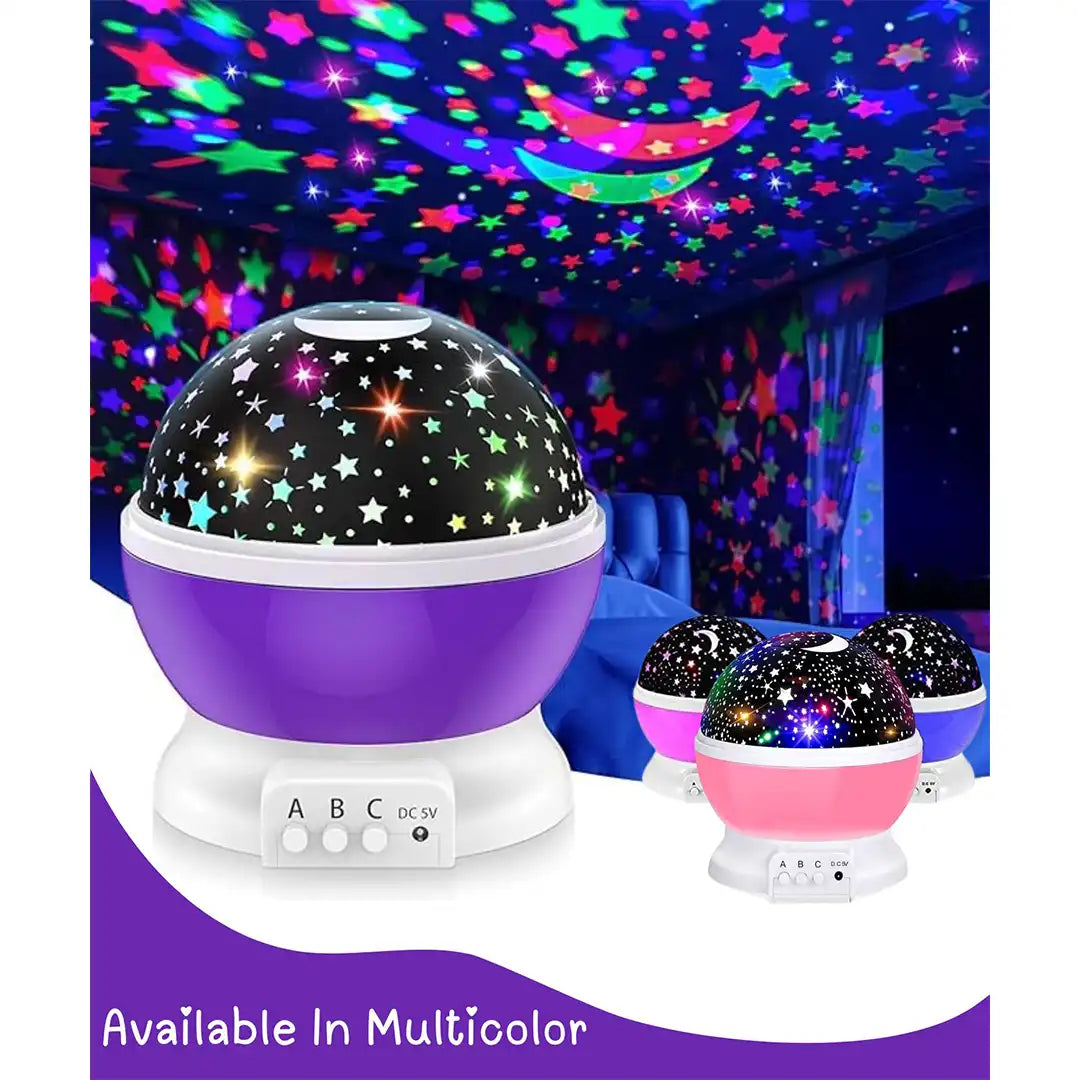 Multicolor Star Master Galaxy Night Light Lamp Projector - Projection Lamp for Kids