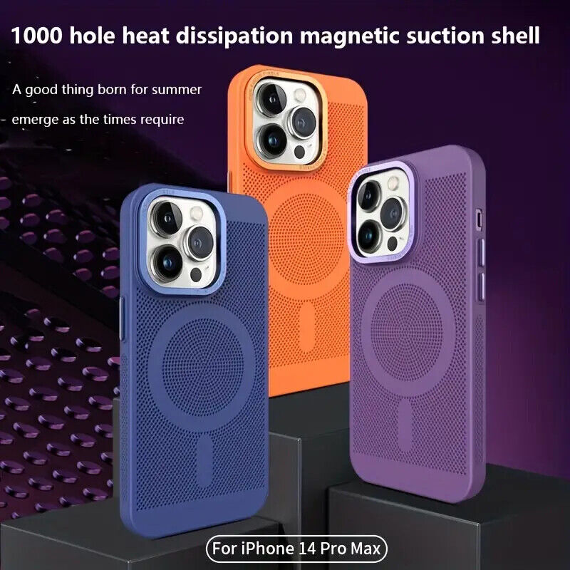 iPhone Series Heat Dissipation Breathable Cooling Case With Camera Bumper